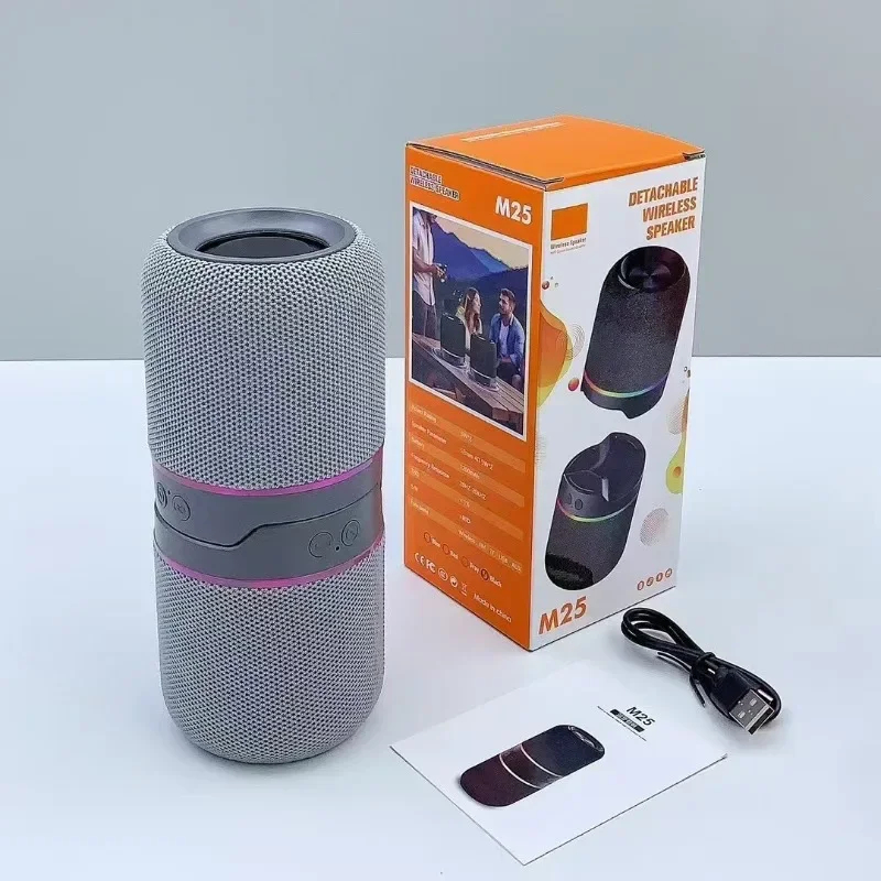 2-in-1 Magnetic Bluetooth Speaker – Powerful Sound Meets Dazzling RGB Lights (EDP-3580)