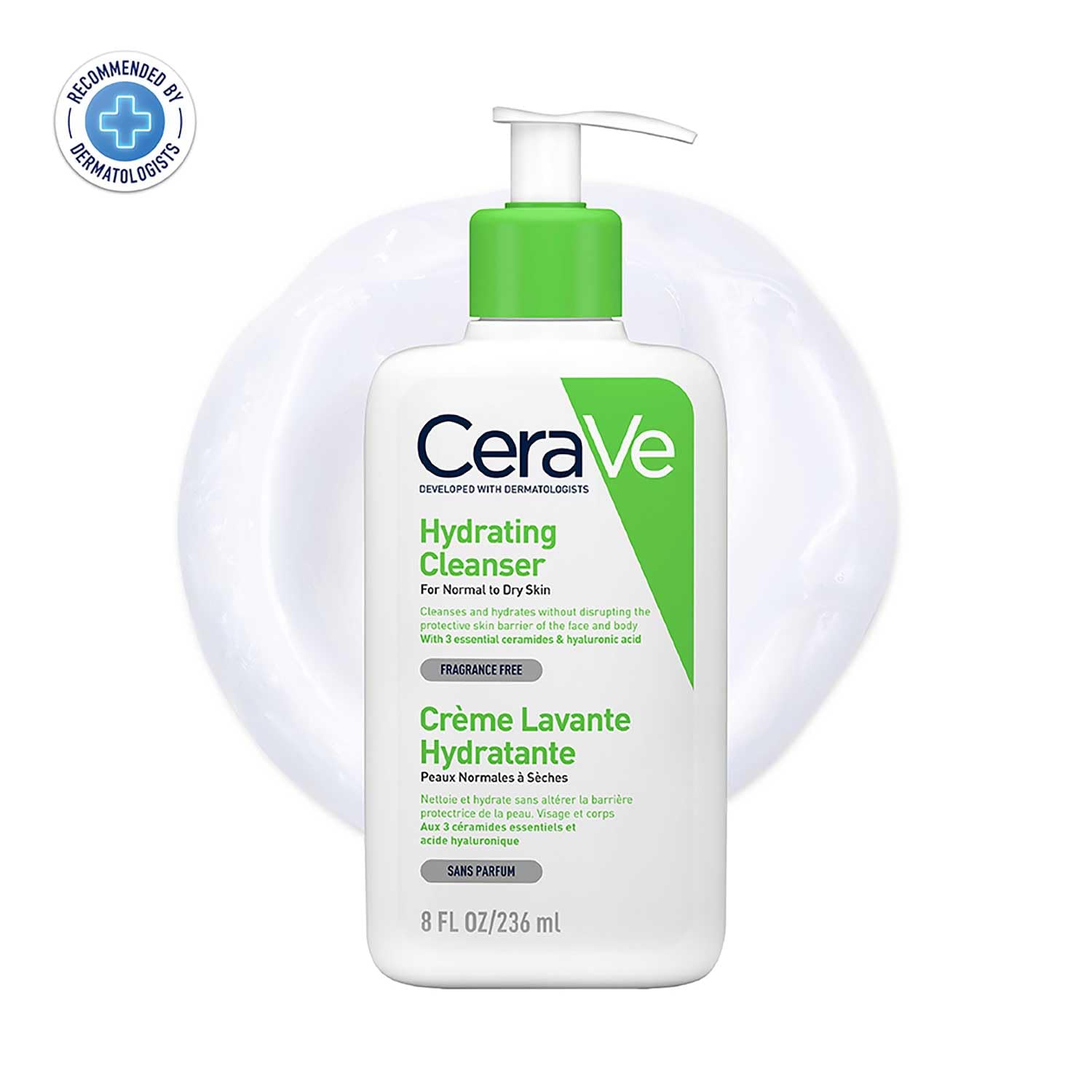 CeraVe Hydrating Cleanser For Normal To Dry Skin 236ml I Made in UK (EDP-3447)