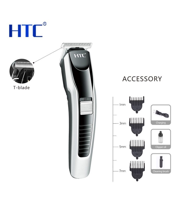 HTC AT-538 Rechargeable Hair and Beard Trimmer For Men (EDP-2686)