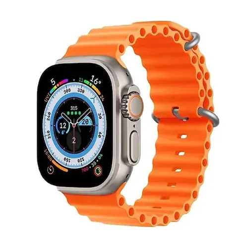 D-Y80 Ultra Smartwatch With 8 Strap