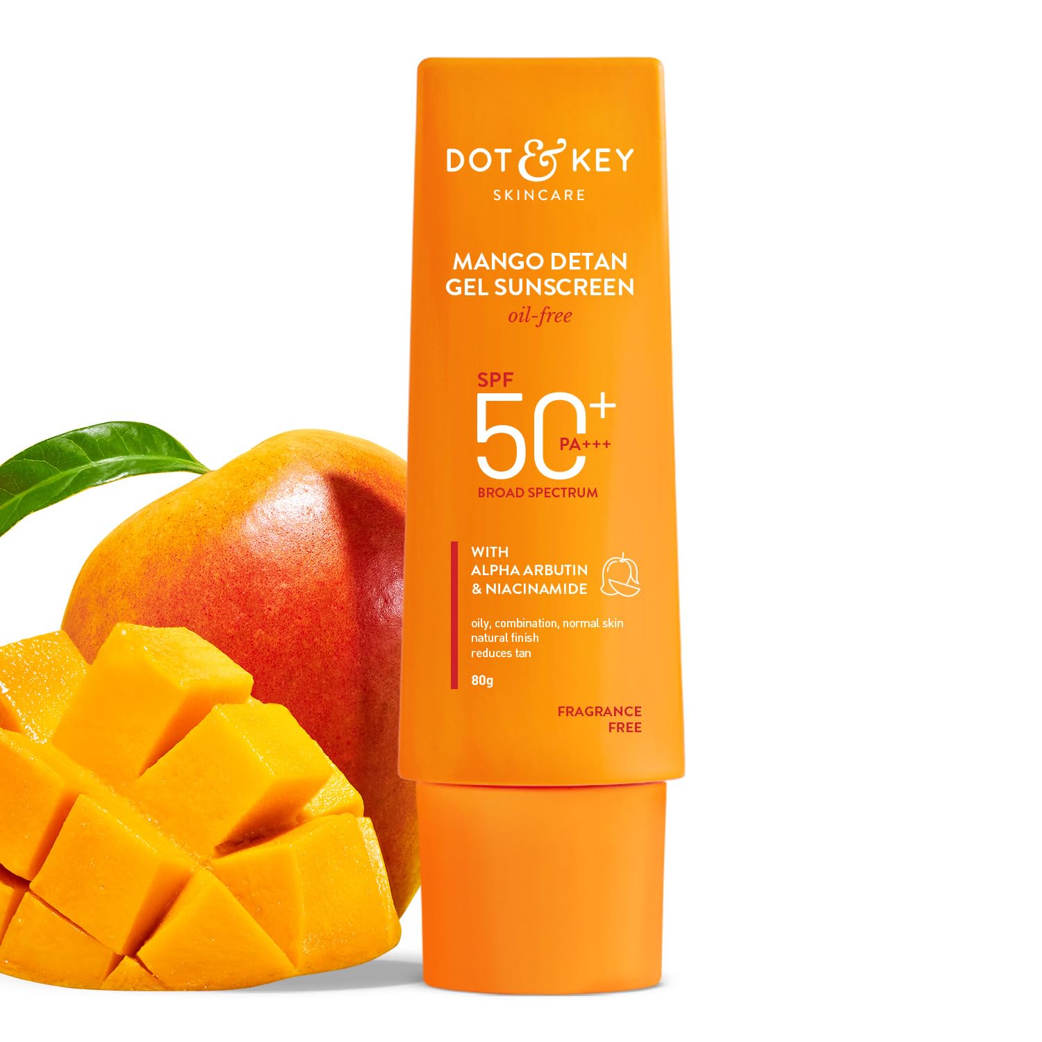 Dot & Key Mango Detan Gel Sunscreen SPF 50+ PA+++ 80gm (EDP-3490)