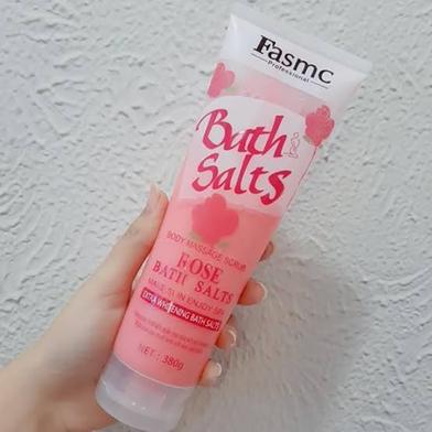 FASMC Bath Salts Body Massage Scrub - Rose - 380gm (E-2317)