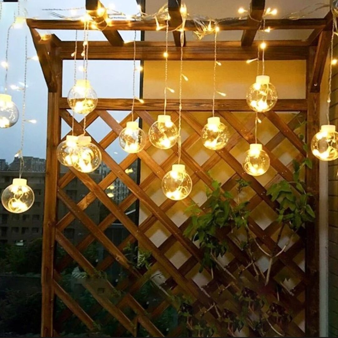 Wish Ball LED Fairy Light for Curtains- 16 feet, 12 Wish Ball-MHN - light decoration
