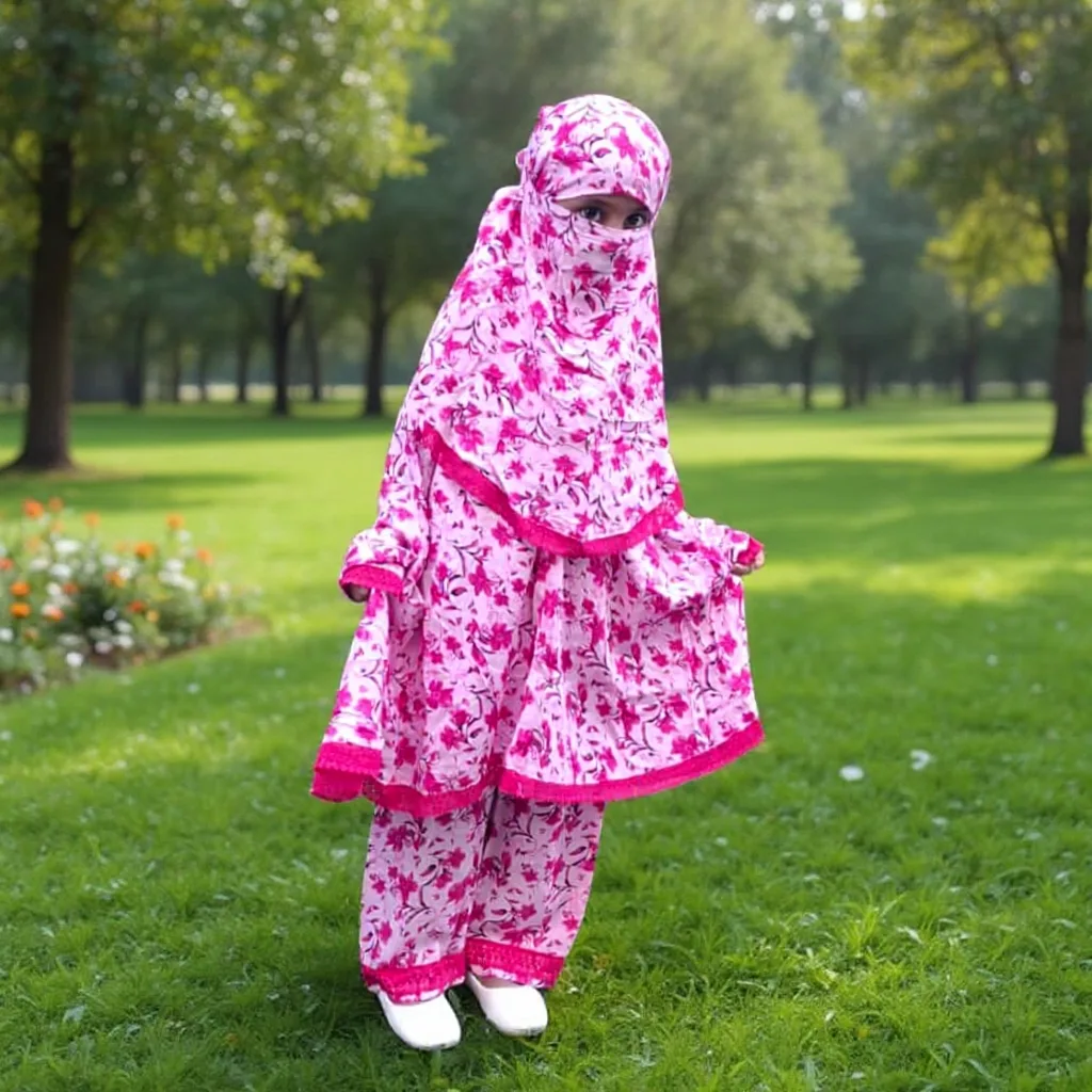 Kids Lilen Khimar Set D-KCK130