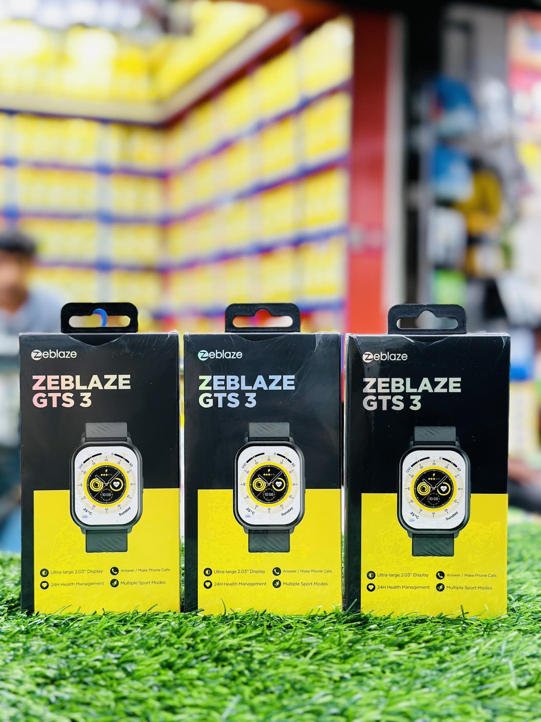 Zeblaze GTS 3 Calling Smartwatch (Black) (EDP-2944)