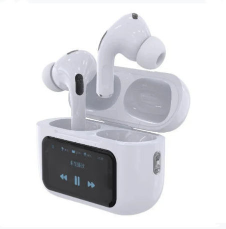 D-Airpod Pro 2 Generation with Touch Screen Display (White)