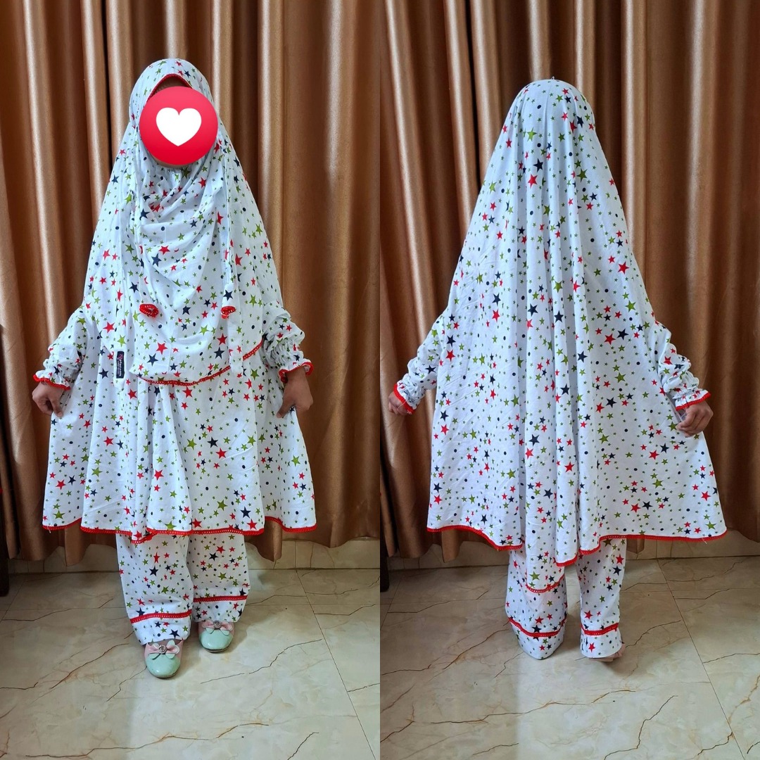 D-Cotton Master Kids Khimar set for 9 or 10