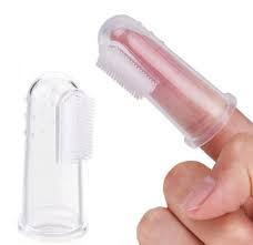 Baby Finger Toothbrush - Children's Silicon Finger Transparent Toothbrush (EDP-2228)