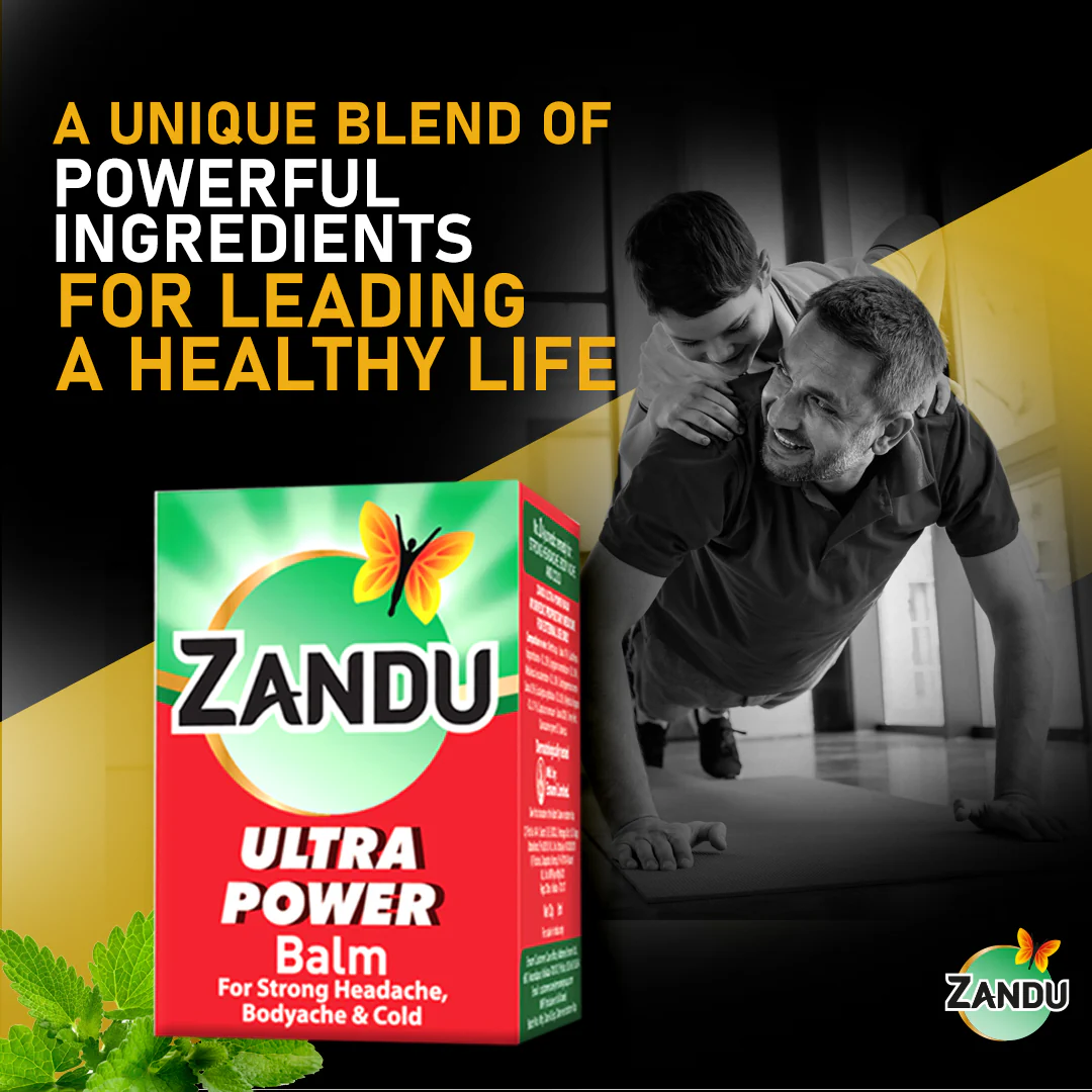 Zandu Balm Ultra Power Red 8ml | Indian (EDP-2935)