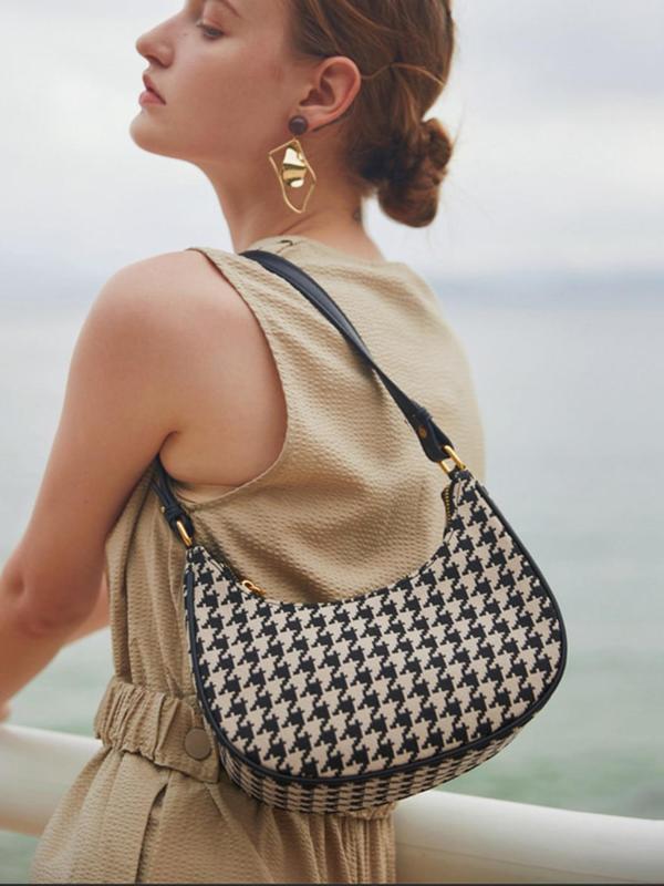 Imported Premium Ladies Handbag Black & Brown (EDP-1139)
