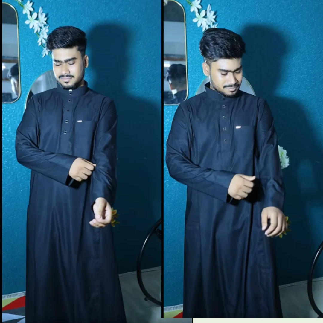 China butterfly stitch arabiyan jubba D-CB104