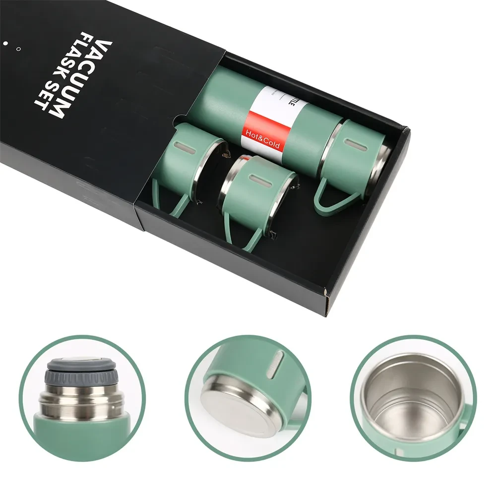 D-Vacuum Flask Stainless Steel (500 ml flask)
