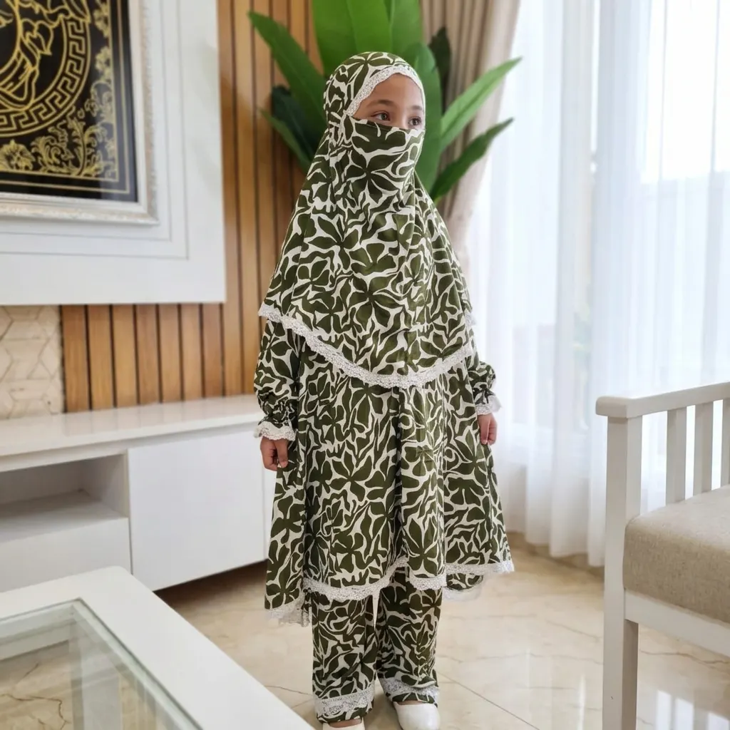 Kids Lilen Khimar Set D-KCK134