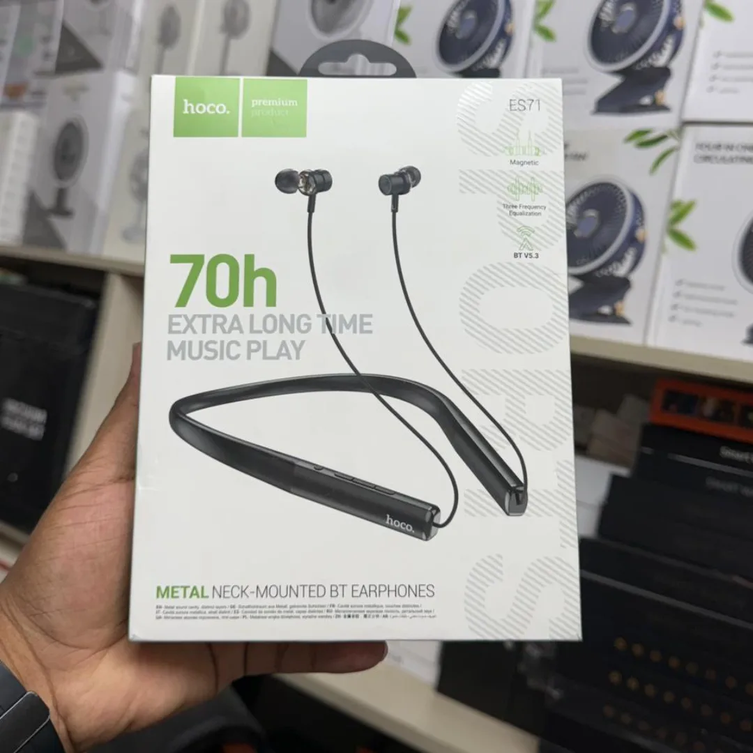 Hoco ES71 Platinum Wireless Neckband D- ES71