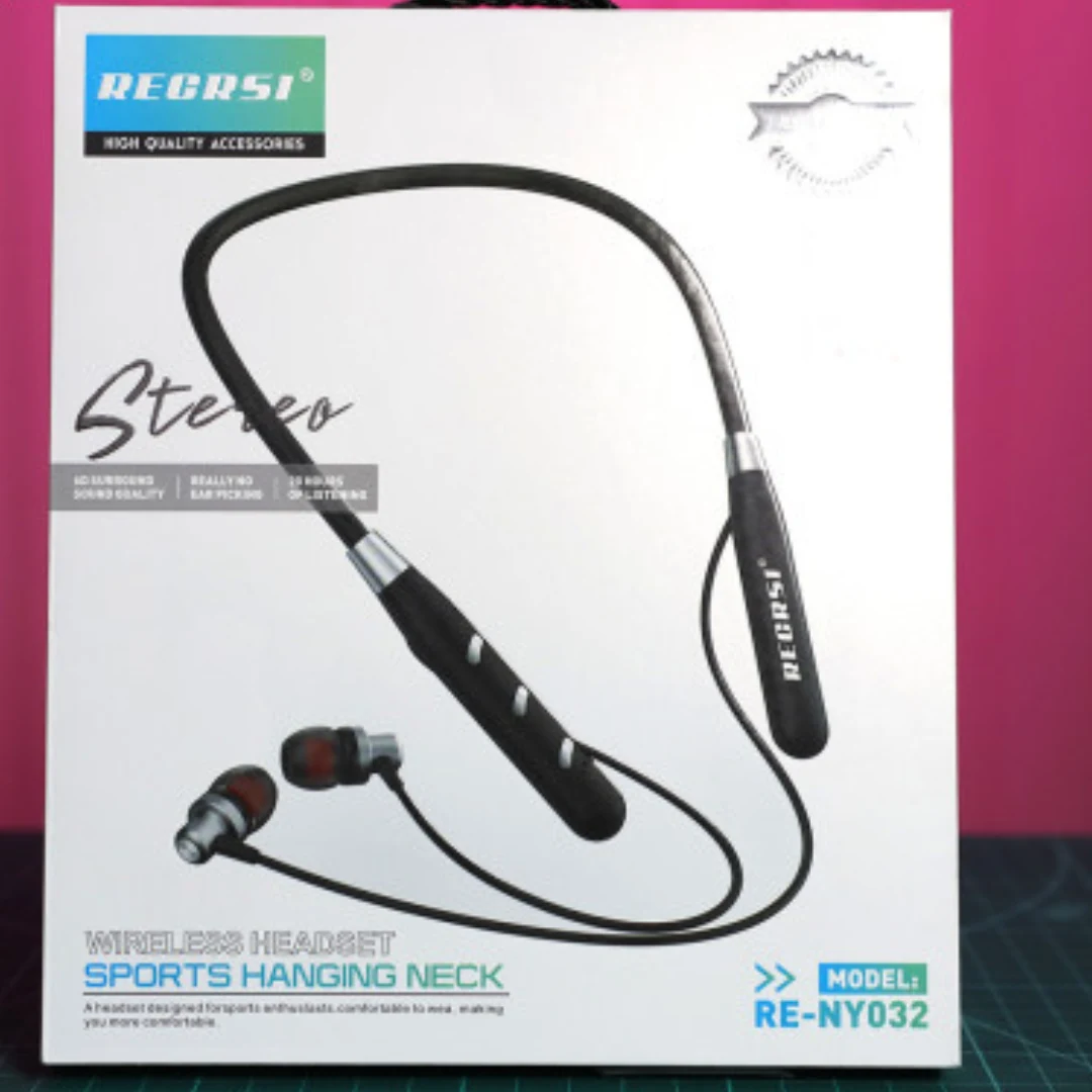 D-Regrsi RE-NY032 Wireless Neckband Bluetooth Earphone