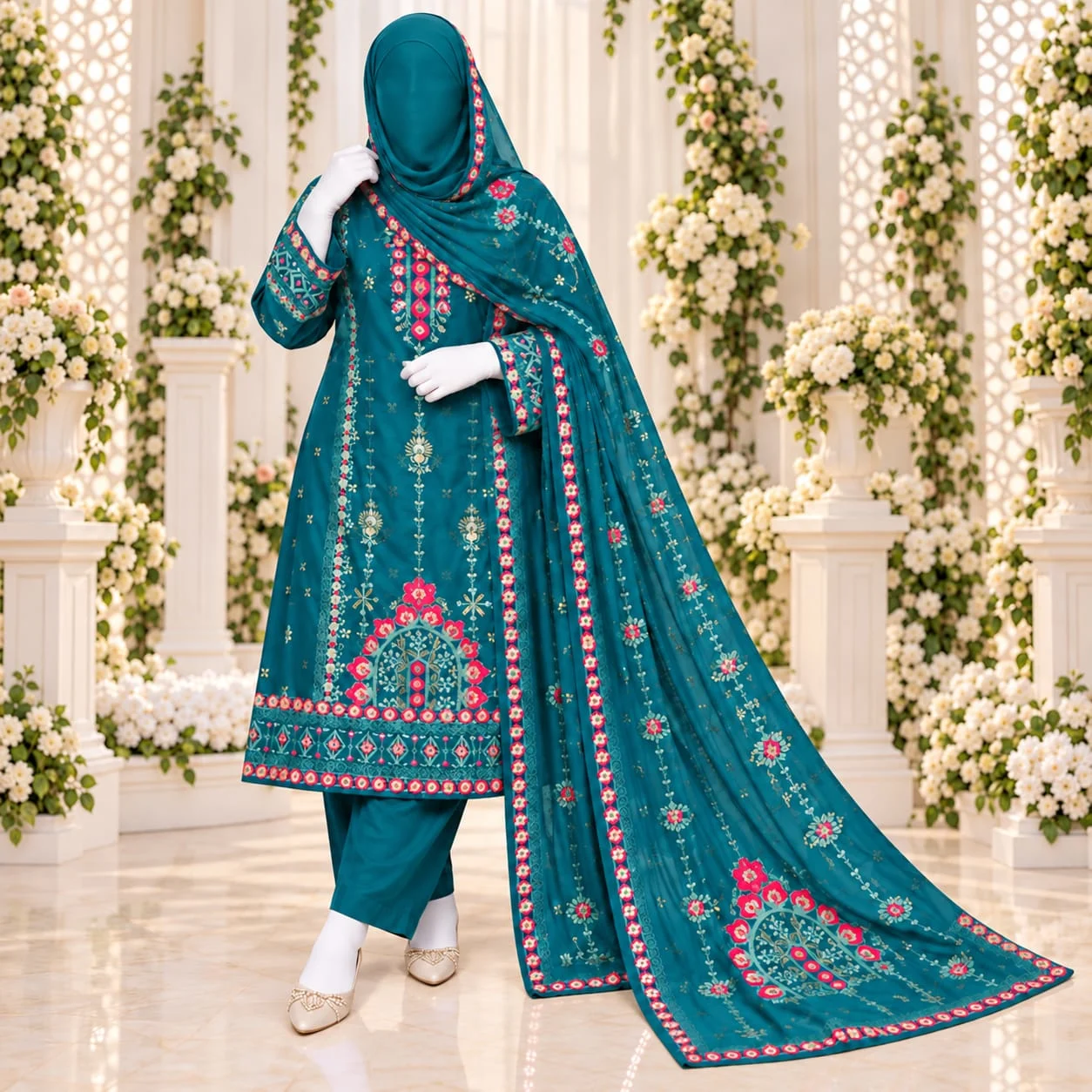 VIP Georgette Party Three Piece - VGP105