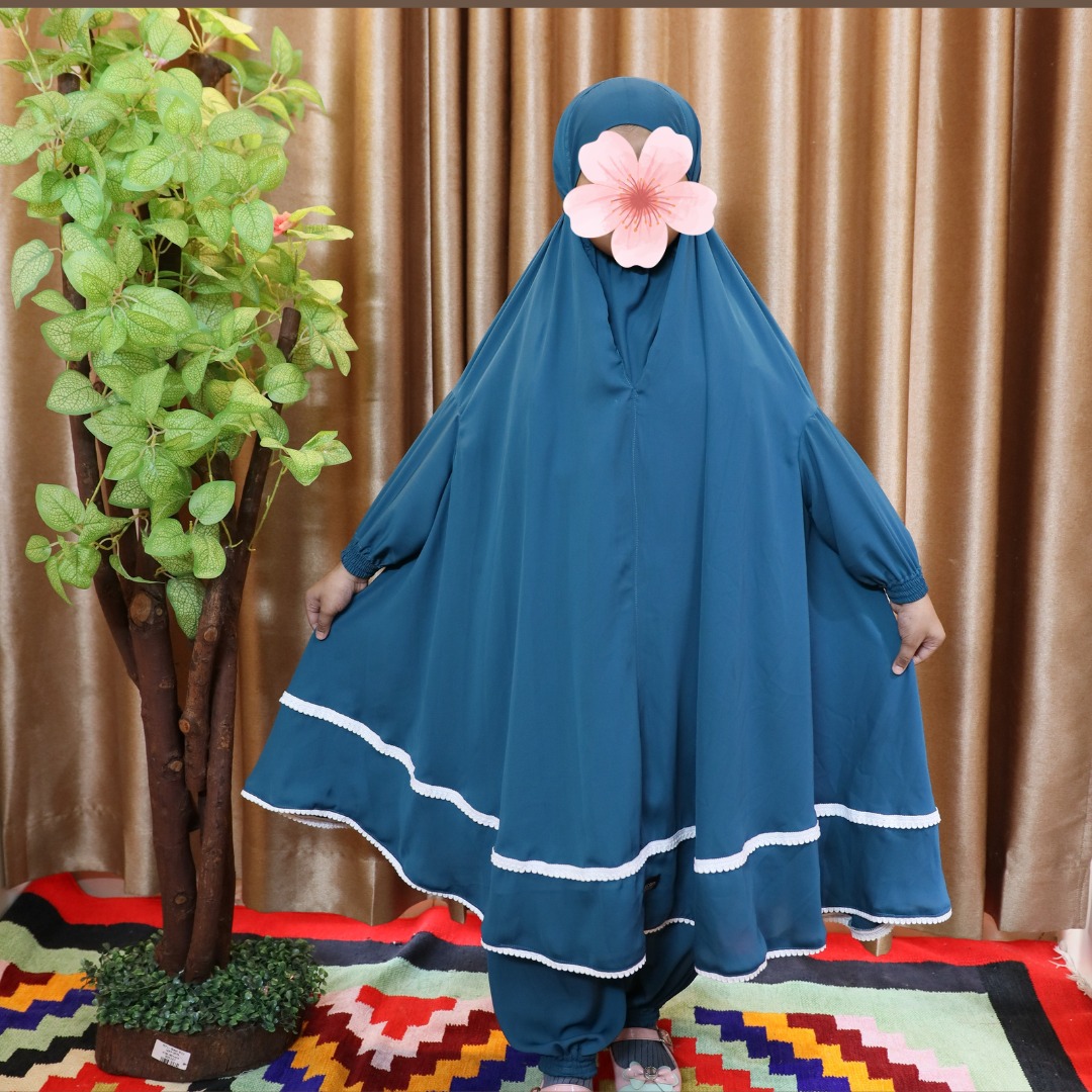 Kids Cherry Khimar Set D-KK102