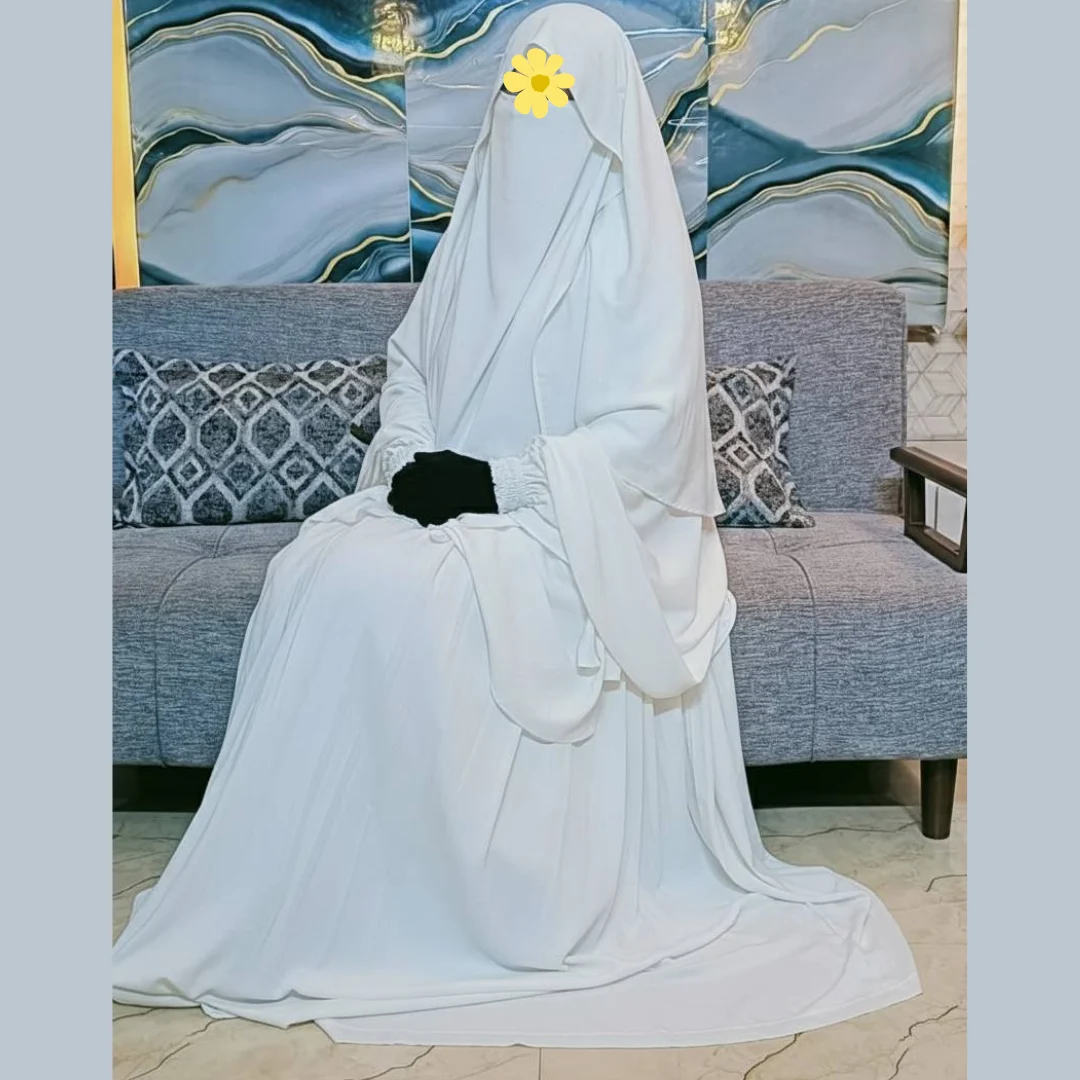 Cherry Fabrics Hoodie Hijab, Nose Niqab & Burkha Set D-Muttaki102