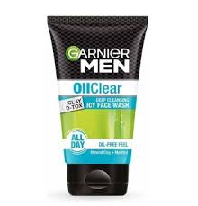 Garnier Men Oil Clear Deep Cleansing Icy Face Wash 50gm | India (E-2325)