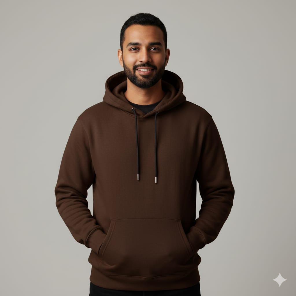 Solid Hoodie• (Size M) (EDP-3254)