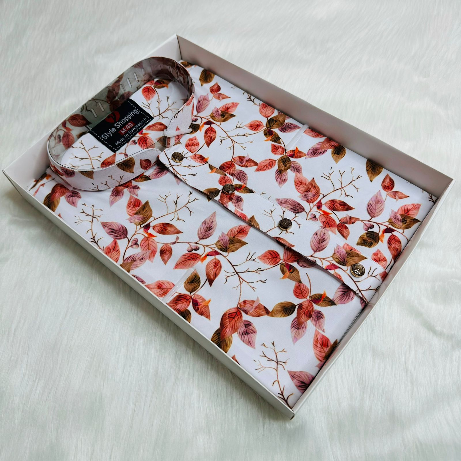 Men’s Cotton Screen Print Panjabi (EDP-1280)