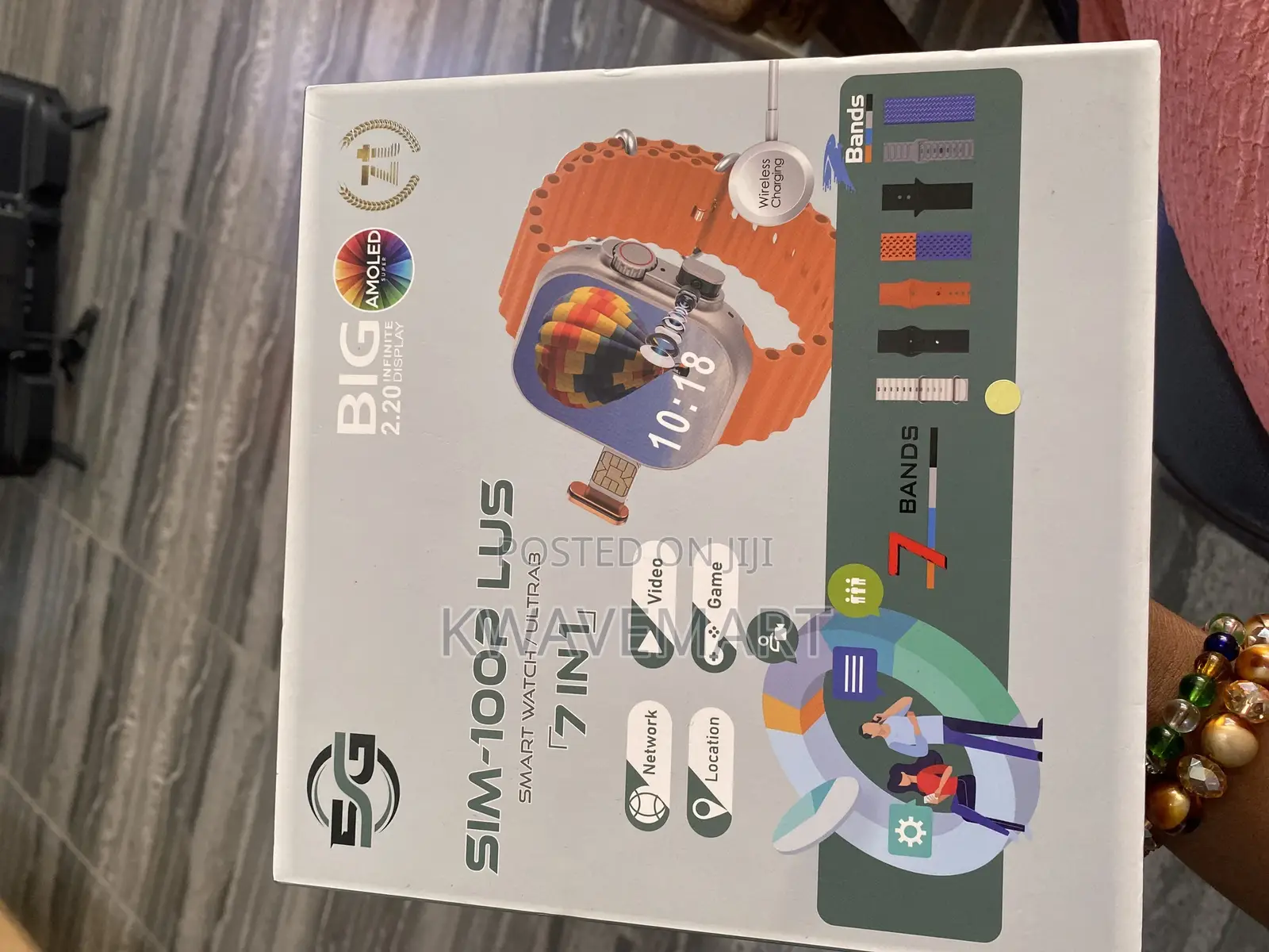 Sim 100 Plus Smartwatch (EDP-3364)