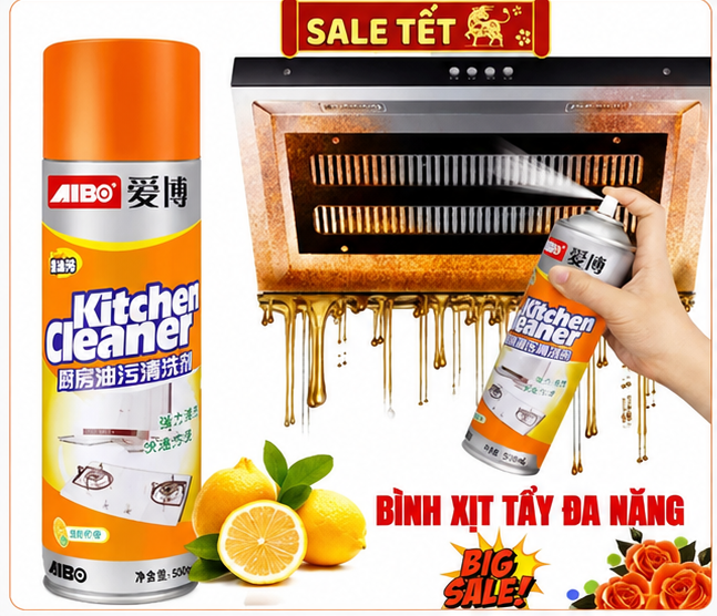 D-Kitchen Cleaner Spray (500ml)