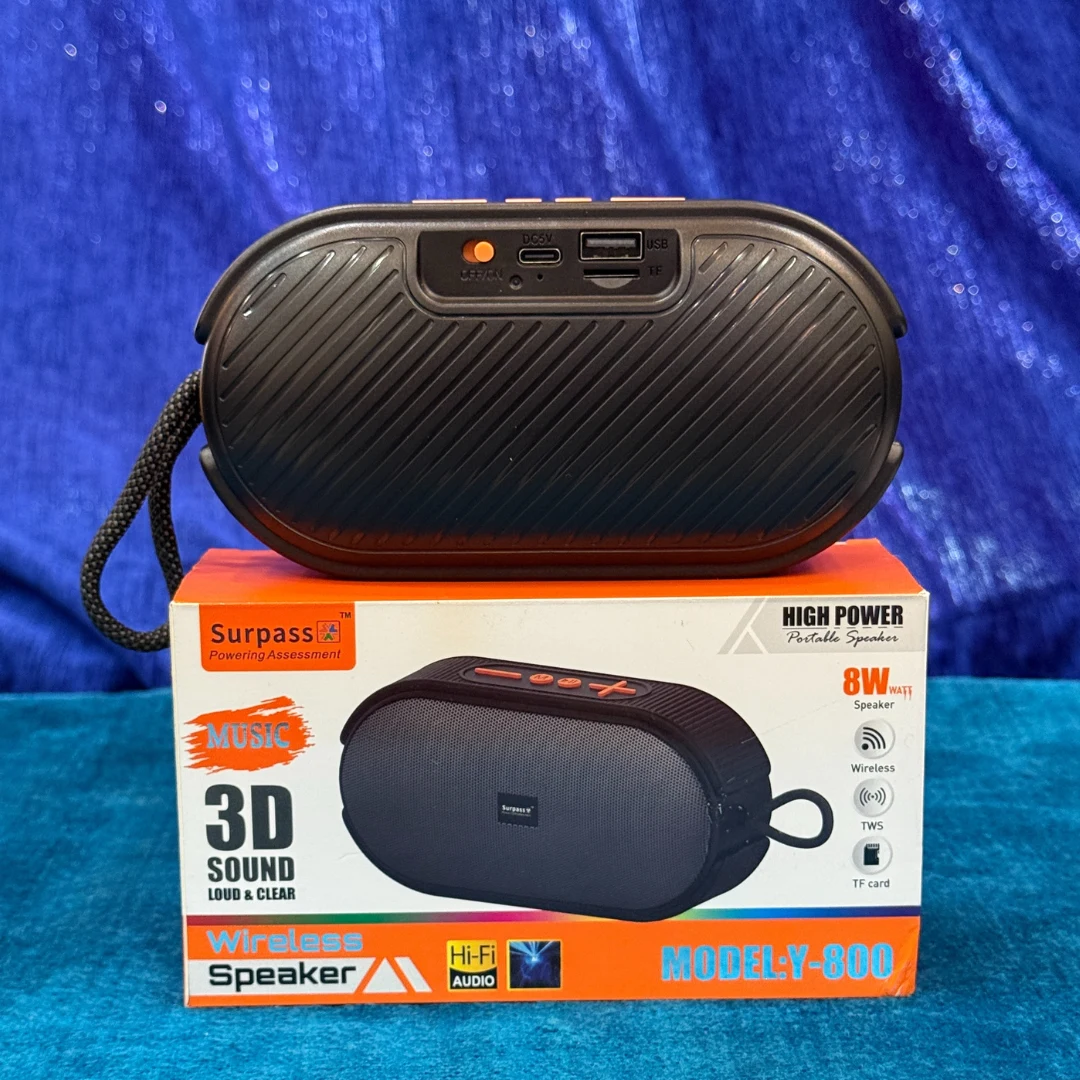 Surpass Wireless Speaker D-(Model: Y-800)