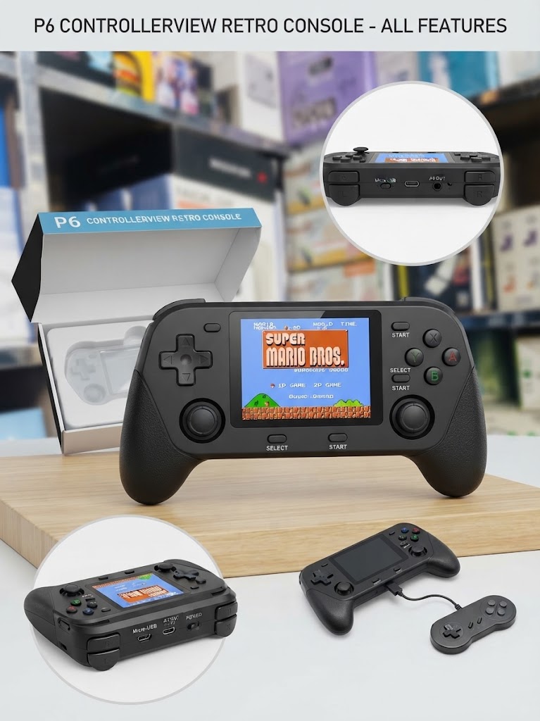 P6 ControllerView Retro Console (EDP-3687)