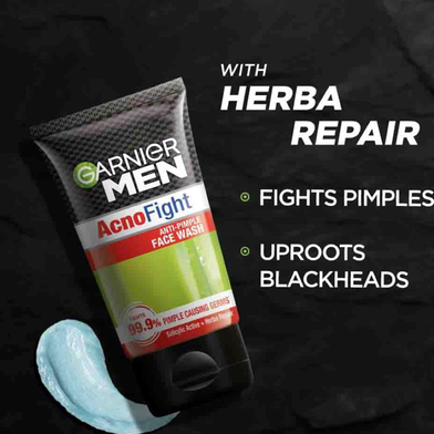 Garnier Men Acno Fight Anti-Pimple Facewash 50ml (E-2324)