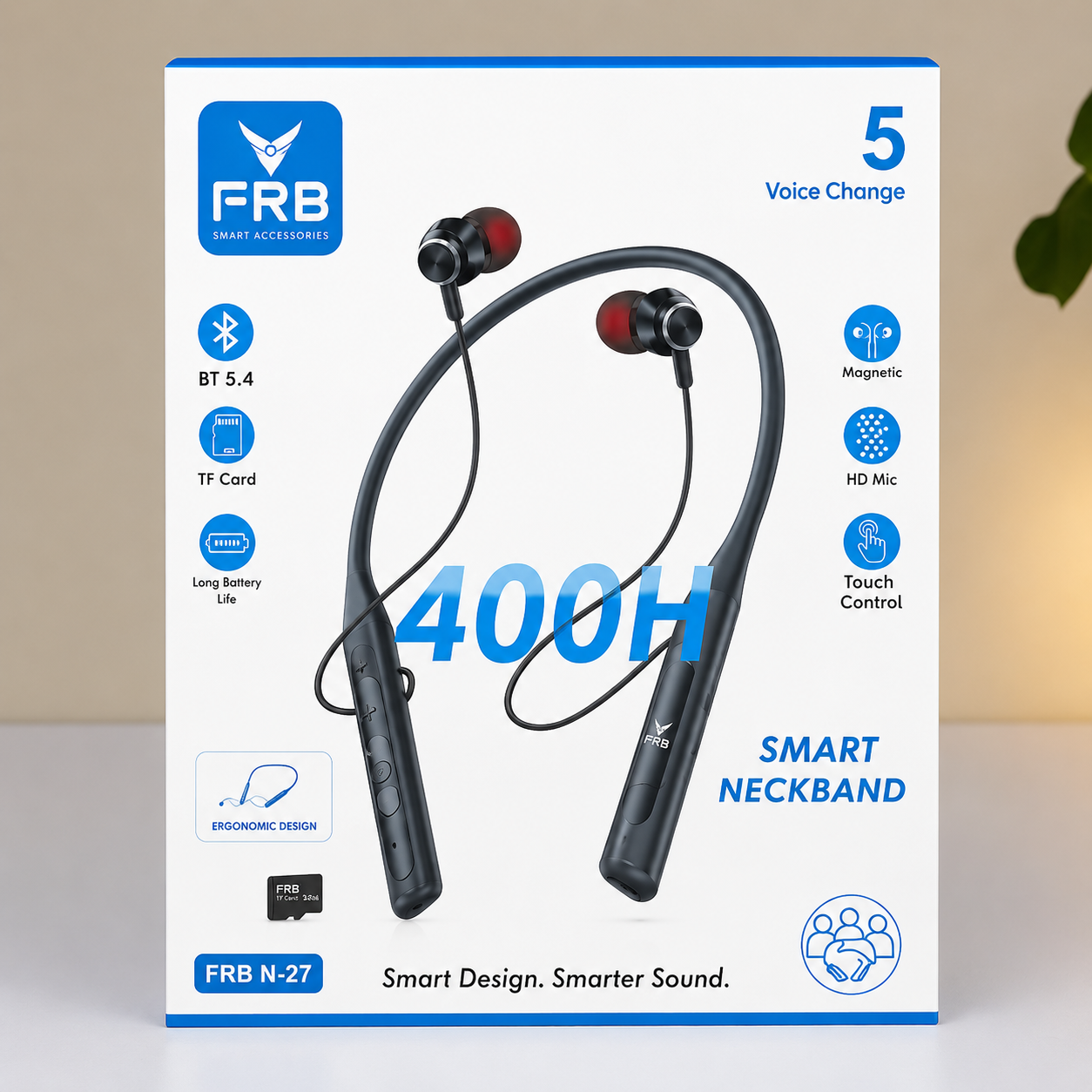 FRB N27 [ 400 hours] Standby Time Wireless Neckband (EDP-3547)