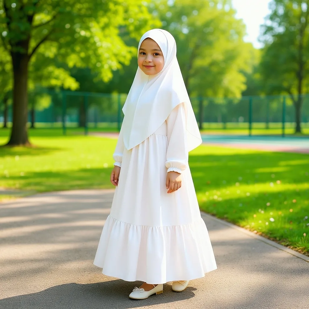 Kids Abaya Collection Borqa D-KCA108
