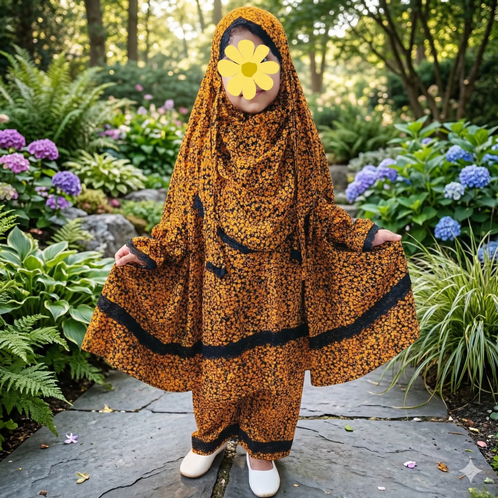 Kids Lilen Khimar Set D-KCK114