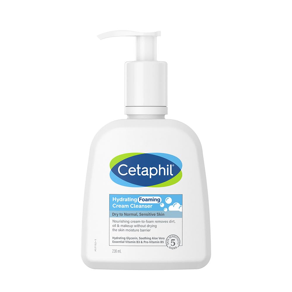 Cetaphil Hydrating Foaming Cream Cleanser 236ml (EDP-3475)