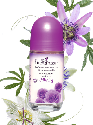 Enchanteur Alluring Anti-Perspirant Deodorant Roll-On For Women| 48-Hours Long Odour Protection| Soothing Floral French Fragrance| Quick Drying & Non-Sticky| 50ml (EDP-2455)