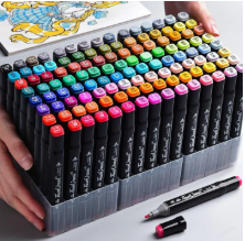 Art Markers Set Dual Headed Artist Sketch Oily Alcoholl Based Markers Pen 30 (P-3506)
