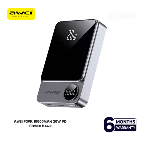 Awei P39k 10000mah 20w PD wireless magnetic PowerBank (EDP-3104)
