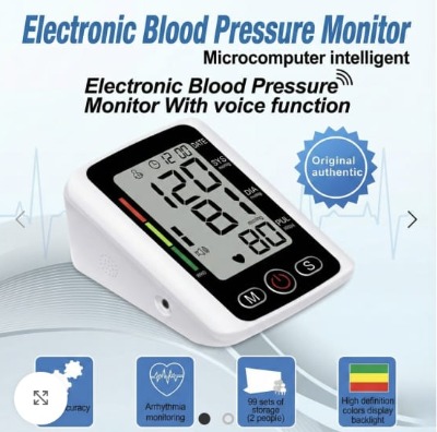 Electronic Blood Pressure Monitor With Voice Function (EDP-3589)