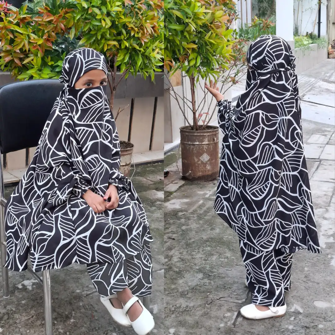 Kids Cherry Khimar Set D-KCKS123