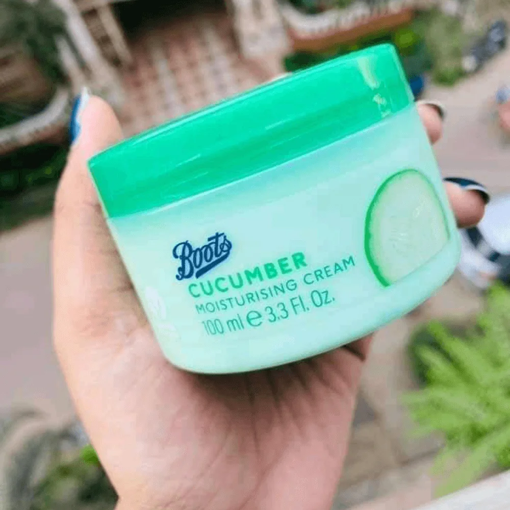 Boots Essentials Cucumber Moisturising Cream 100ml (International) (E-2258)