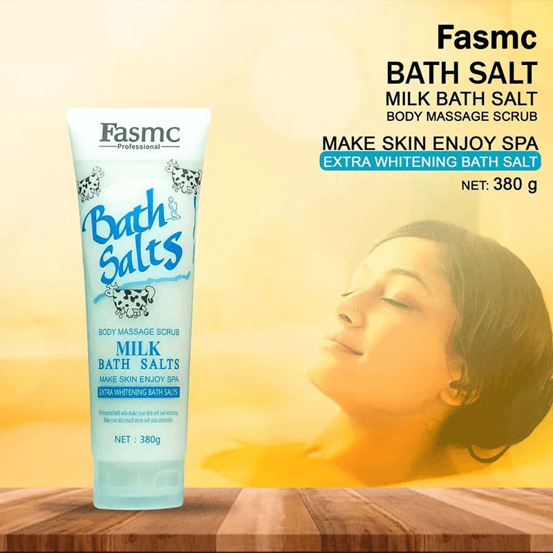 FASMC Bath Salts Body Massage Scrub - Milk - 380gm (E-2316)