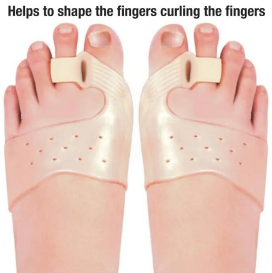 1 Pair Magnet Toe Corrector Silicone Foot Protector (E-2123)