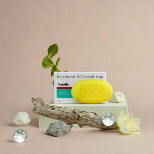 Leeford Ketofly Soap 75g Ketoconazole & Cetrimide Anti Fungal Medicated Soap