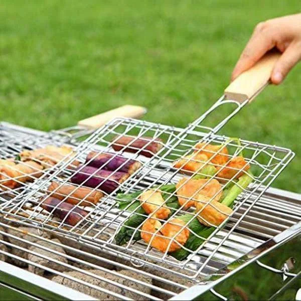 BBQ Grill Net Clip-Silver (E-3140)