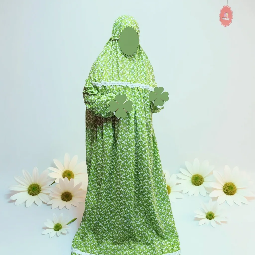 Full Long Nikabi Salat Hijab D-CF102