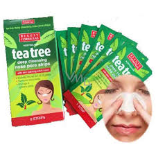 B Formula Tea Tree Deep Cleansing Nose Pore Strips 6pcs White (E-2219)