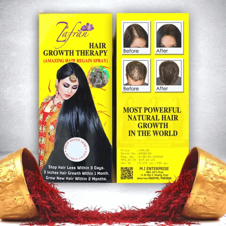 Zafran Hair Growth Therapy Oil - 150ml (EDP-2932)