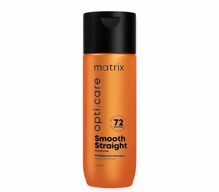 Matrix Opticare Smooth straight Shea Butter Professional Shampoo 200ml (Made in India) (EDP-2473)