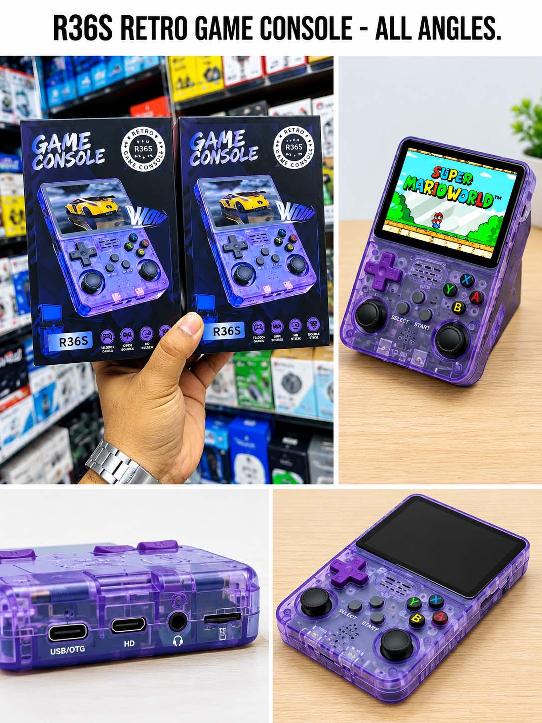 R36S Retro Handheld Game Console (EDP-3685)