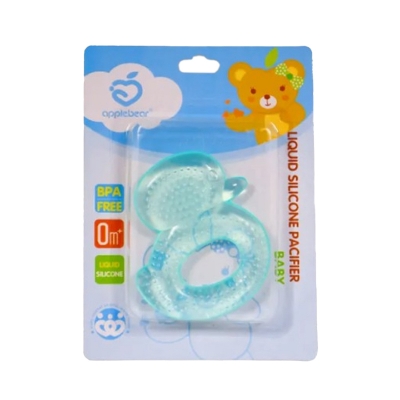 1pcs Applebear Liquid Silicone Pacifier 0m+ Baby - Mulitcolor & Multishape Availble (EDP-2134)